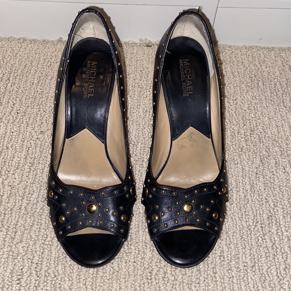 Michael Kors Black Heels shoes